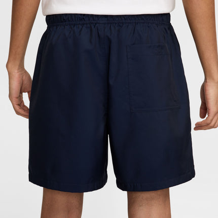 Pantalones cortos Nike Club Woven para hombre - Obsidiana/Blanco