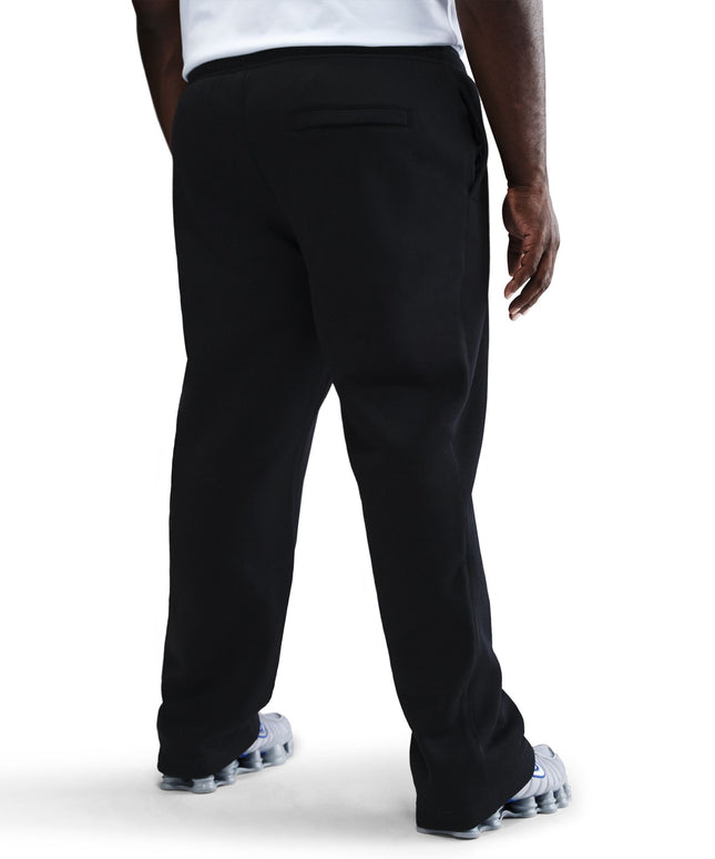 Nike Mens Club Open-Hem Sweatpants - Black