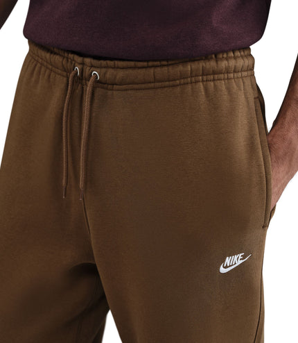 Nike Mens Club Open Hem Sweatpants - Brown