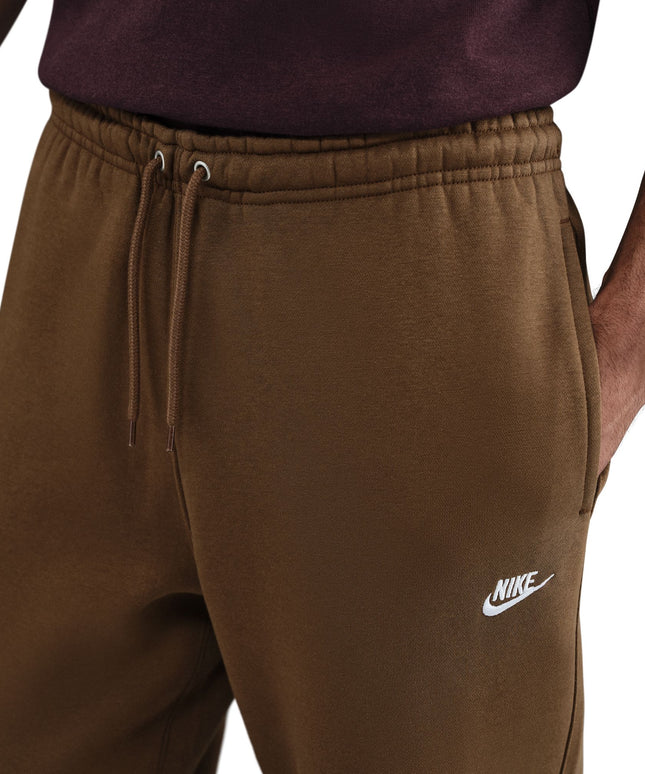 Nike Mens Club Open Hem Sweatpants - Brown
