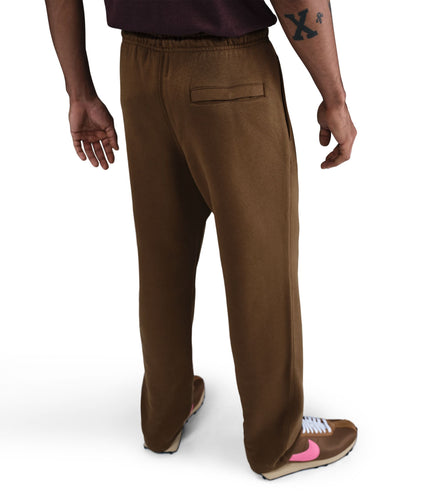 Nike Mens Club Open Hem Sweatpants - Brown