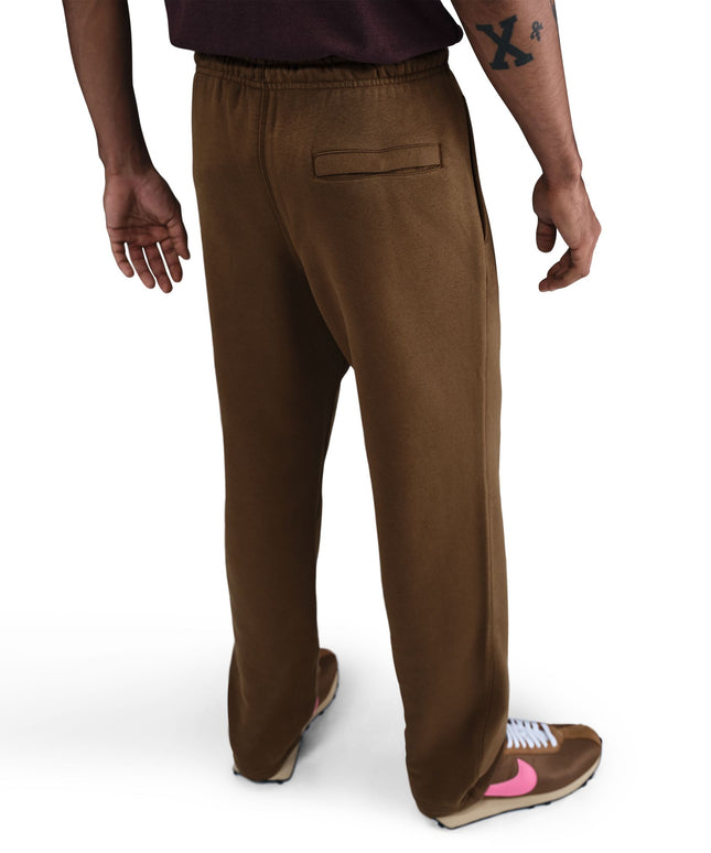 Nike Mens Club Open Hem Sweatpants - Brown