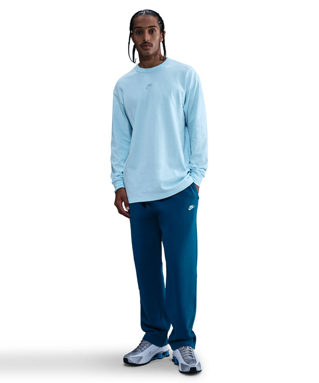 Nike Mens Open Hem Fleece Sweatpants - Green Abyss