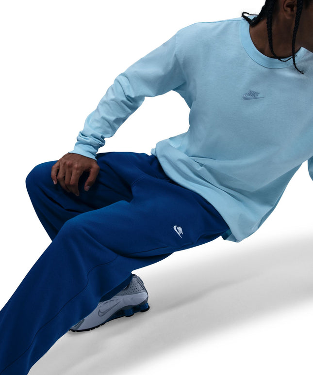 Nike Mens Open Hem Fleece Sweatpants - Green Abyss