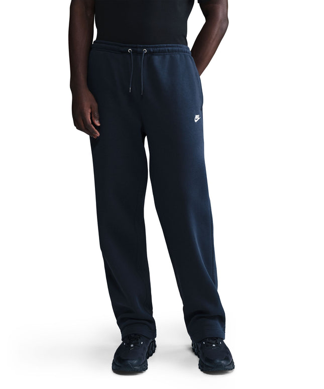 Nike Mens Club Open-Hem Sweatpants - Navy