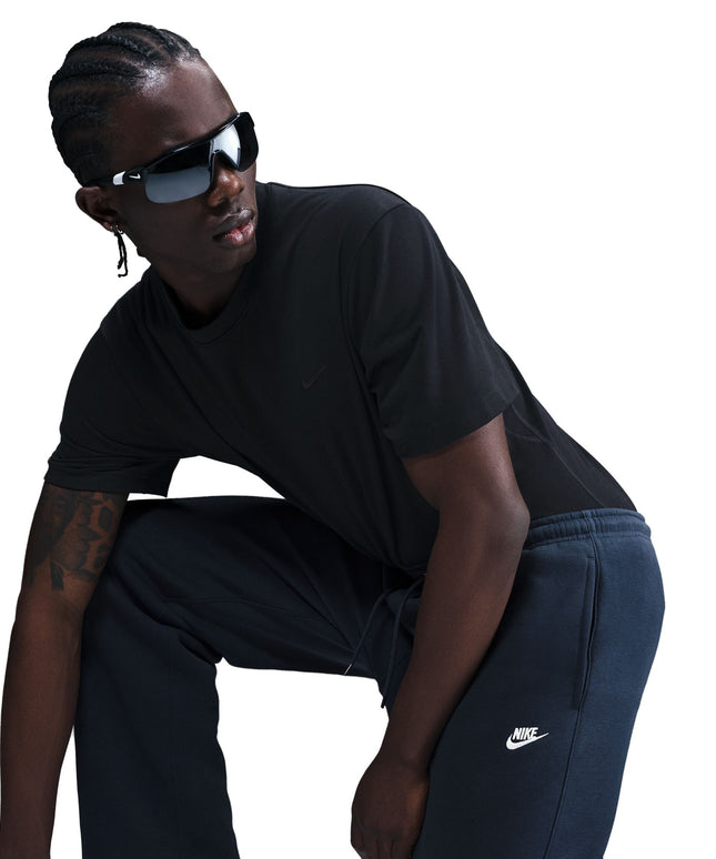 Nike Mens Club Open-Hem Sweatpants - Navy