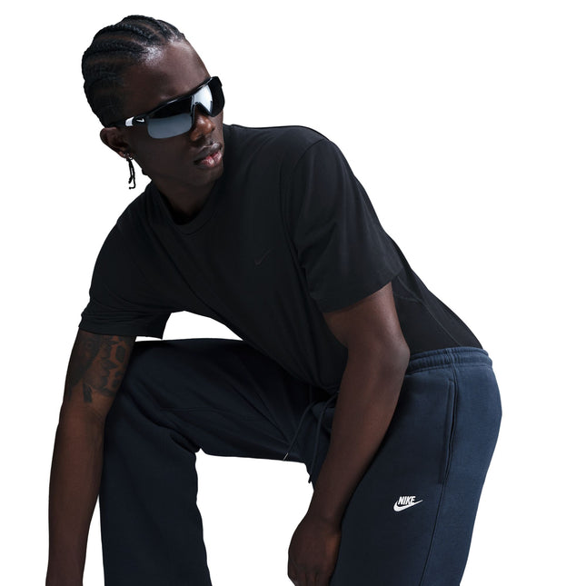 Nike Mens Club Open-Hem Sweatpants - Navy