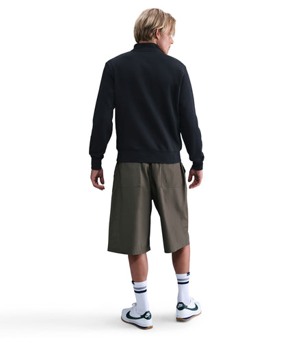 Nike Mens 1/2-Zip Fleece Top - Black