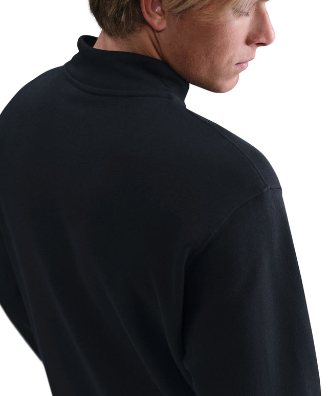 Nike Mens 1/2-Zip Fleece Top - Black