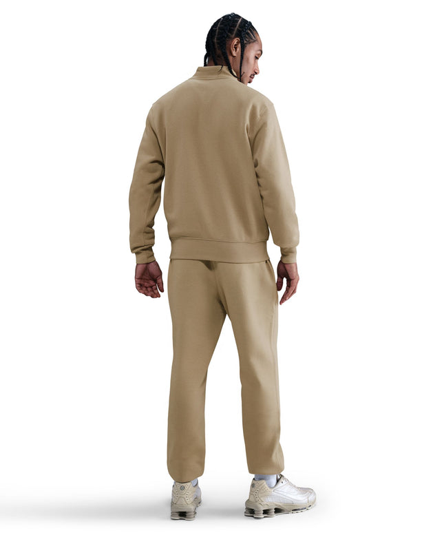Nike Mens 1/2-Zip Fleece Top - Parachute Beige