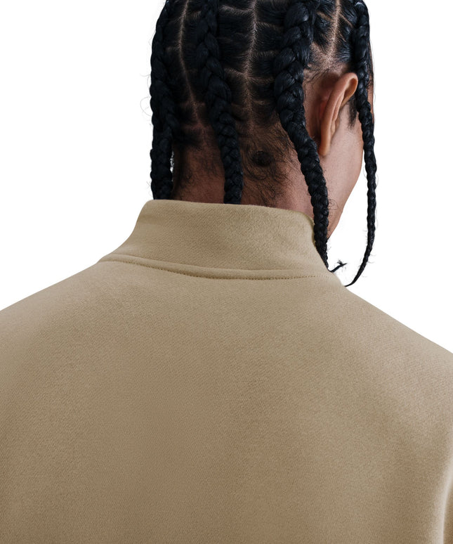 Nike Mens 1/2-Zip Fleece Top - Parachute Beige