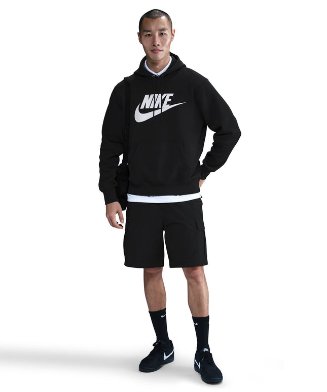 Nike Mens Fleece Pullover Hoodie - Black