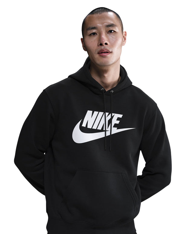 Nike Mens Fleece Pullover Hoodie - Black