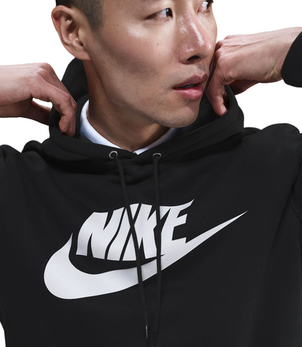 Nike Mens Fleece Pullover Hoodie - Black