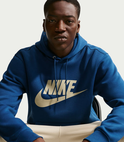 Nike Mens Fleece Pullover Hoodie - Court Blue