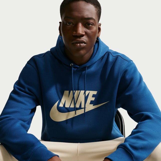 Nike Mens Fleece Pullover Hoodie - Court Blue