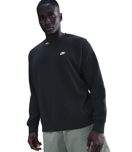 Nike Mens Club Fleece Crewneck - Black
