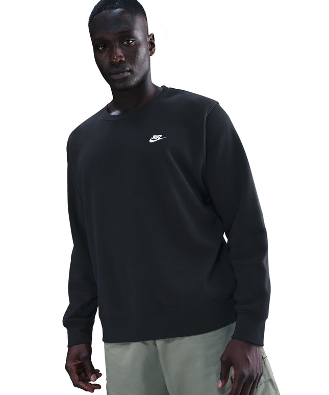 Nike Mens Club Fleece Crewneck - Black