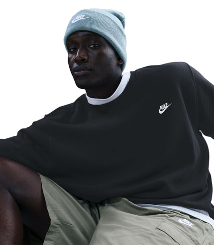 Nike Mens Club Fleece Crewneck - Black
