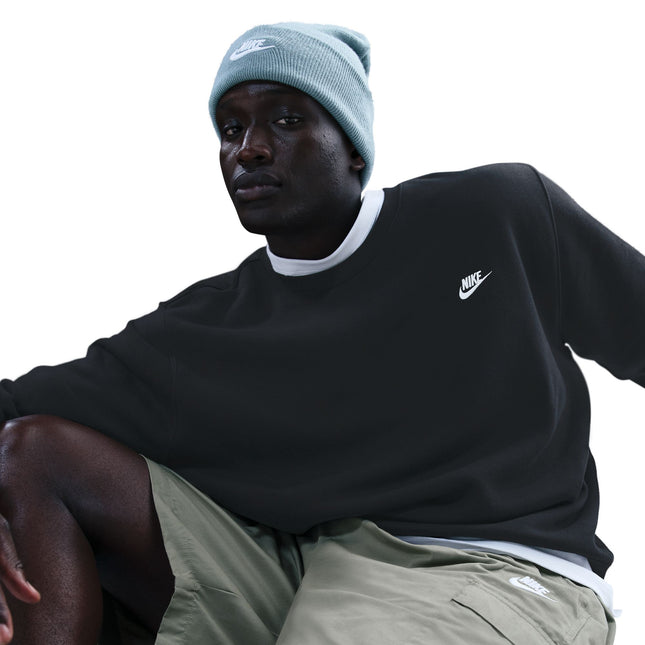 Nike Men's Club Fleece Crewneck - Black