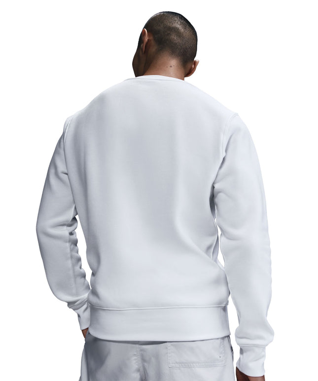 Nike Mens Club Fleece Crewneck - White