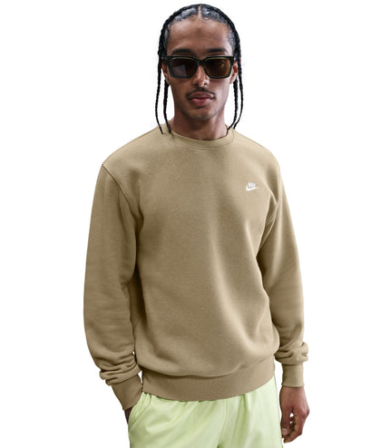 Nike Mens Club Fleece Crewneck - Parachute Beige