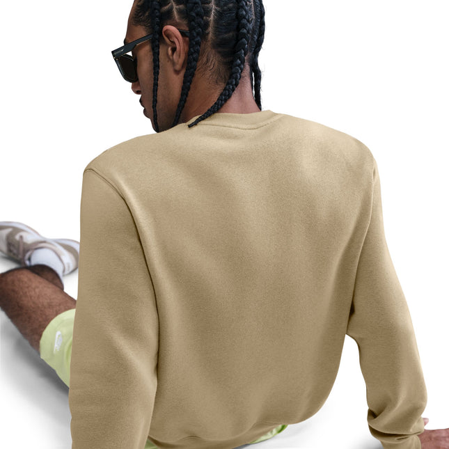 Nike Mens Club Fleece Crewneck - Parachute Beige
