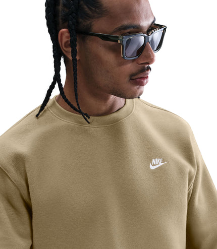 Nike Mens Club Fleece Crewneck - Parachute Beige