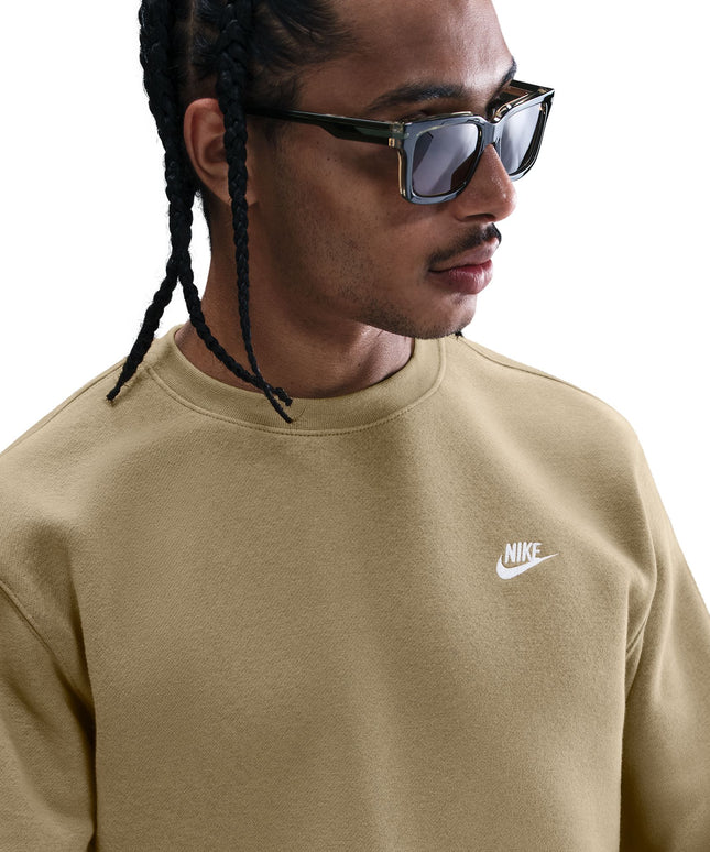 Nike Mens Club Fleece Crewneck - Parachute Beige