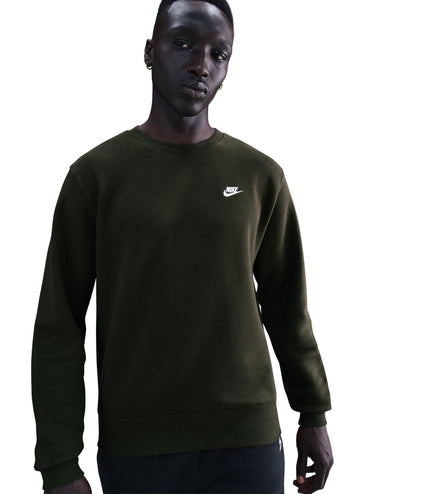 Nike Mens Club Fleece Crewneck - Sequoia