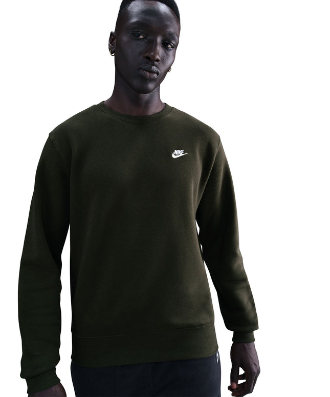 Nike Mens Club Fleece Crewneck - Sequoia