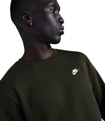 Nike Mens Club Fleece Crewneck - Sequoia