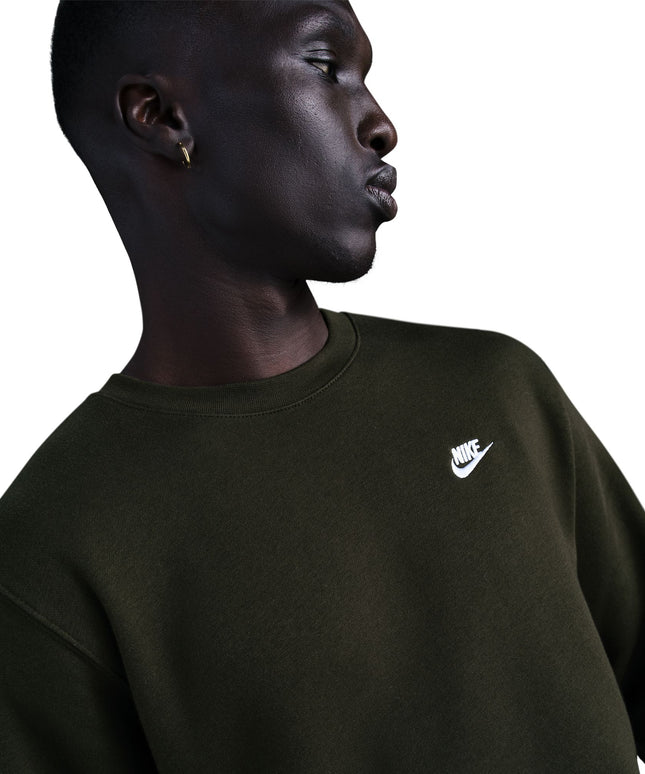 Nike Mens Club Fleece Crewneck - Sequoia