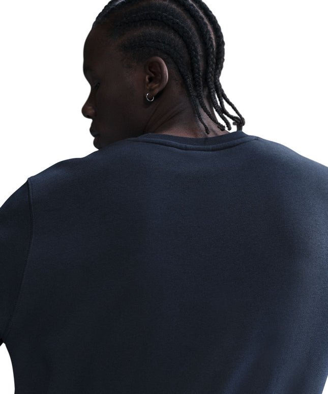 Nike Mens Club Fleece Crewneck - Obsidian