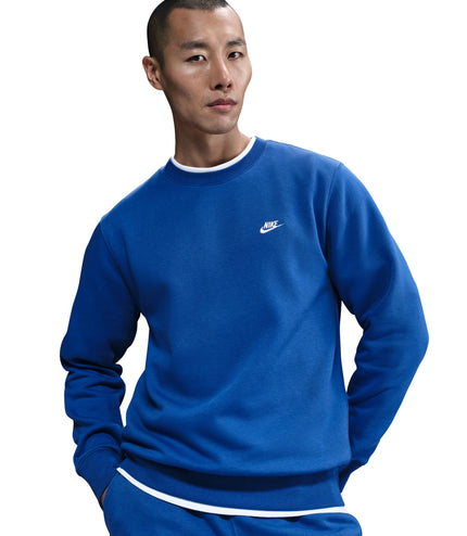 Nike Mens Club Fleece Crewneck - Game Royal