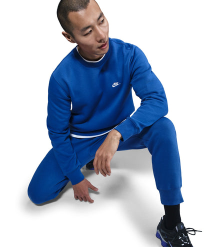 Nike Mens Club Fleece Crewneck - Game Royal