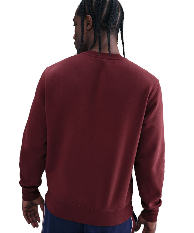 Nike Mens Club Fleece Crewneck - Dark Team Red