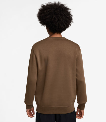 Nike Mens Club Crewneck - Mosswood Brown