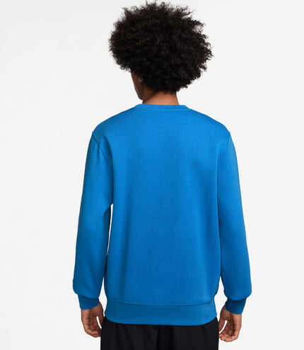 Nike Mens Club Fleece Crewneck - Photo Blue