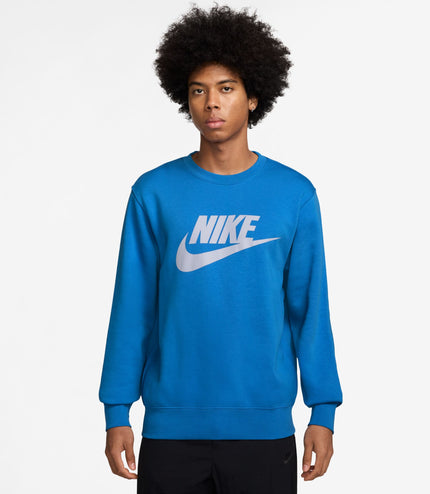 Nike Mens Club Fleece Crewneck - Photo Blue