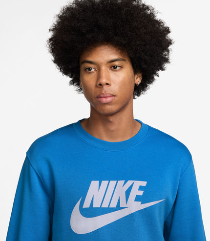 Nike Mens Club Fleece Crewneck - Photo Blue