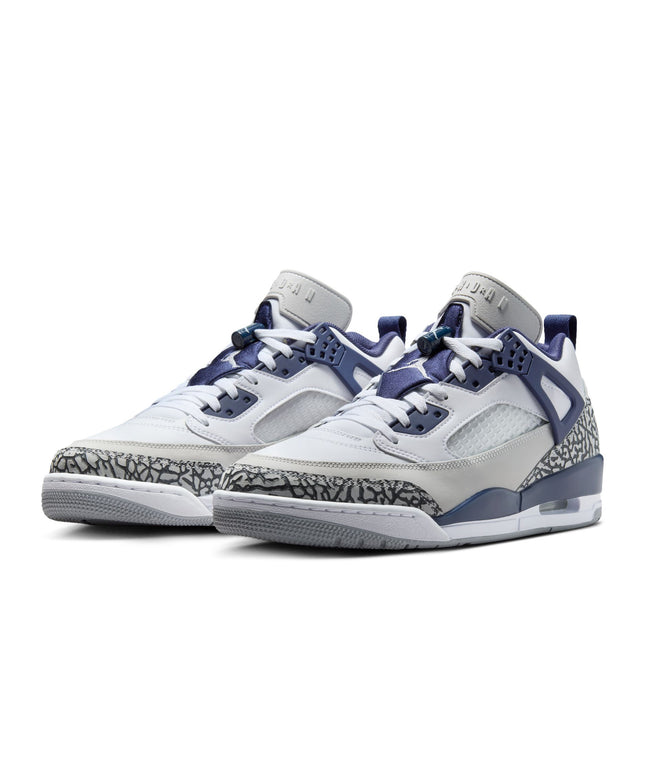 Air Jordan Mens Spizike Low- White/Midnight Navy