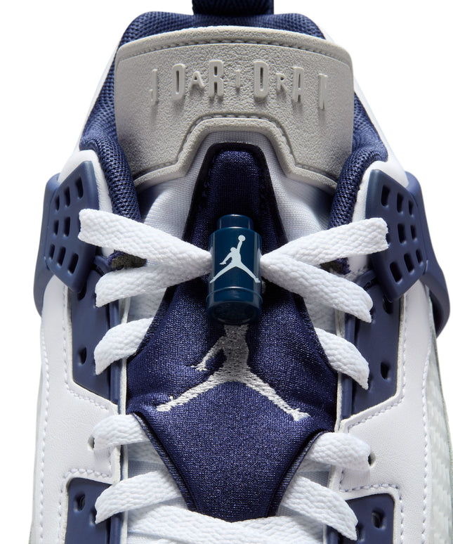 Air Jordan Mens Spizike Low- White/Midnight Navy