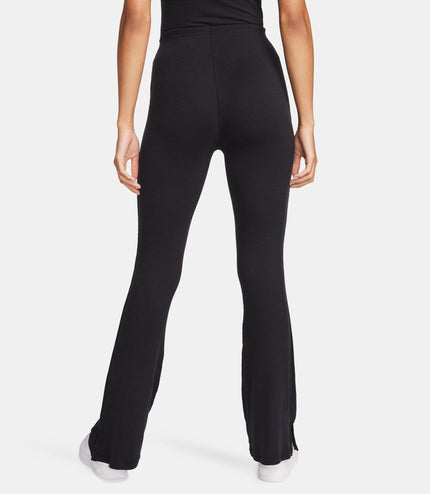 Nike Womens Sportswear Chill Knit Flared Leggings - Black