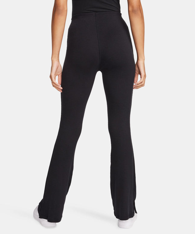 Nike Womens Sportswear Chill Knit Flared Leggings - Black