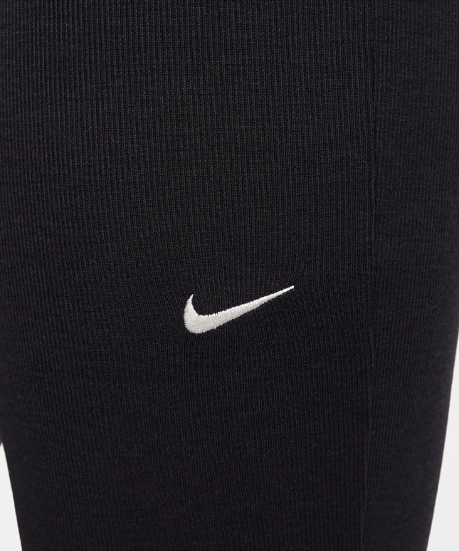 Nike Womens Sportswear Chill Knit Flared Leggings - Black