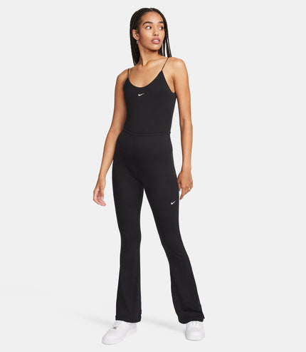 Nike Womens Sportswear Chill Knit Flared Leggings - Black