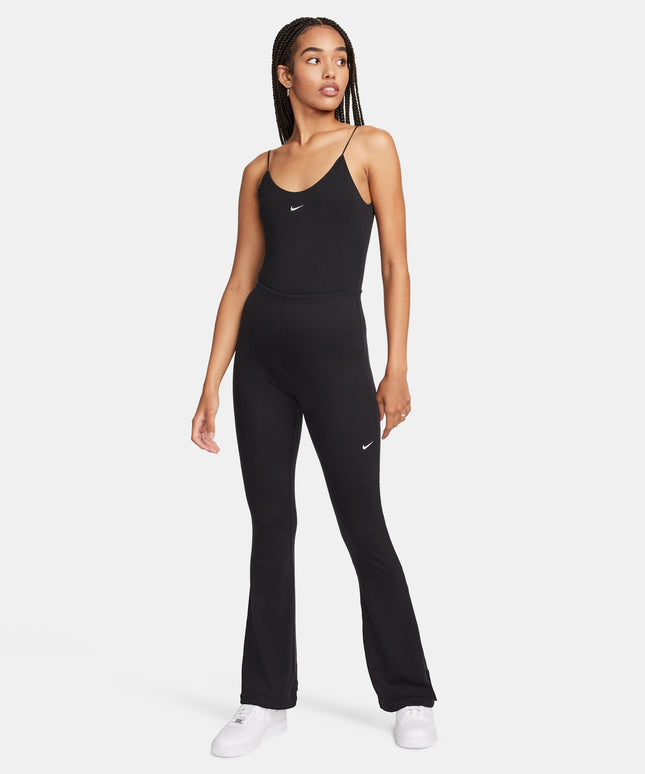 Nike Womens Sportswear Chill Knit Flared Leggings - Black
