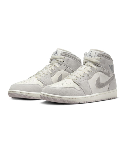 Air Jordan Mens 1 Mid SE - Neutral Grey