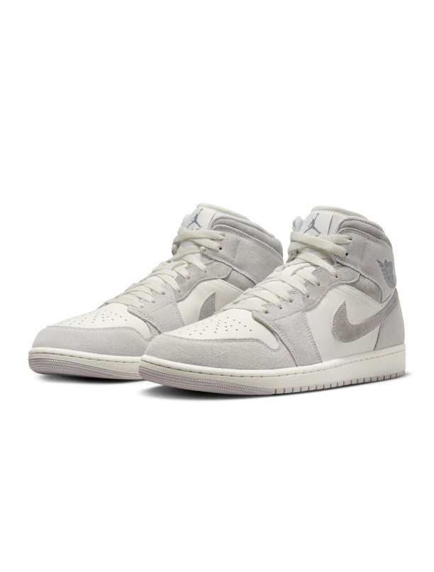 Air Jordan Mens 1 Mid SE - Neutral Grey